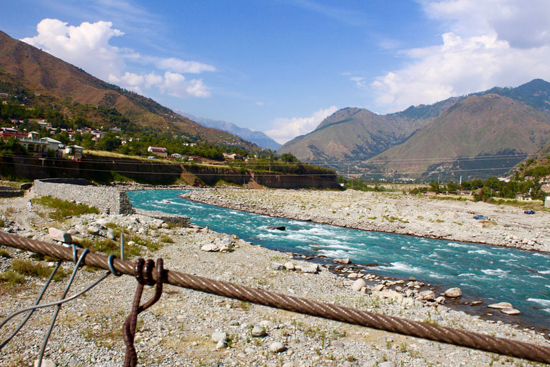 スワート川＠スワート渓谷、パキスタン