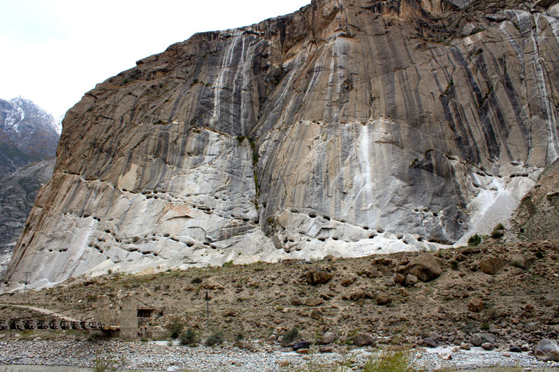 ヒマラヤ連山の一角にある、アクアマリン鉱山＠パキスタン